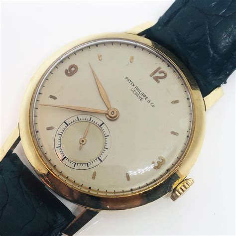 patek philippe 1950s left side seconds|Patek Philippe 1950s accessories.